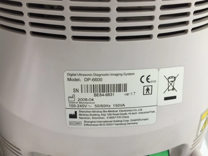 Портативный УЗИ-аппарат Mindray DP-6600 б/у